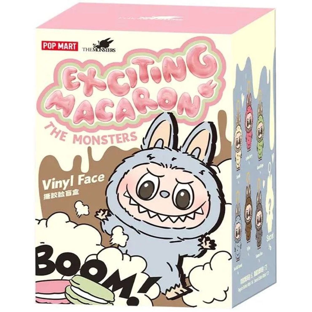 POP MART Labubu The Monsters Exciting Macaron vinyl face blind box.